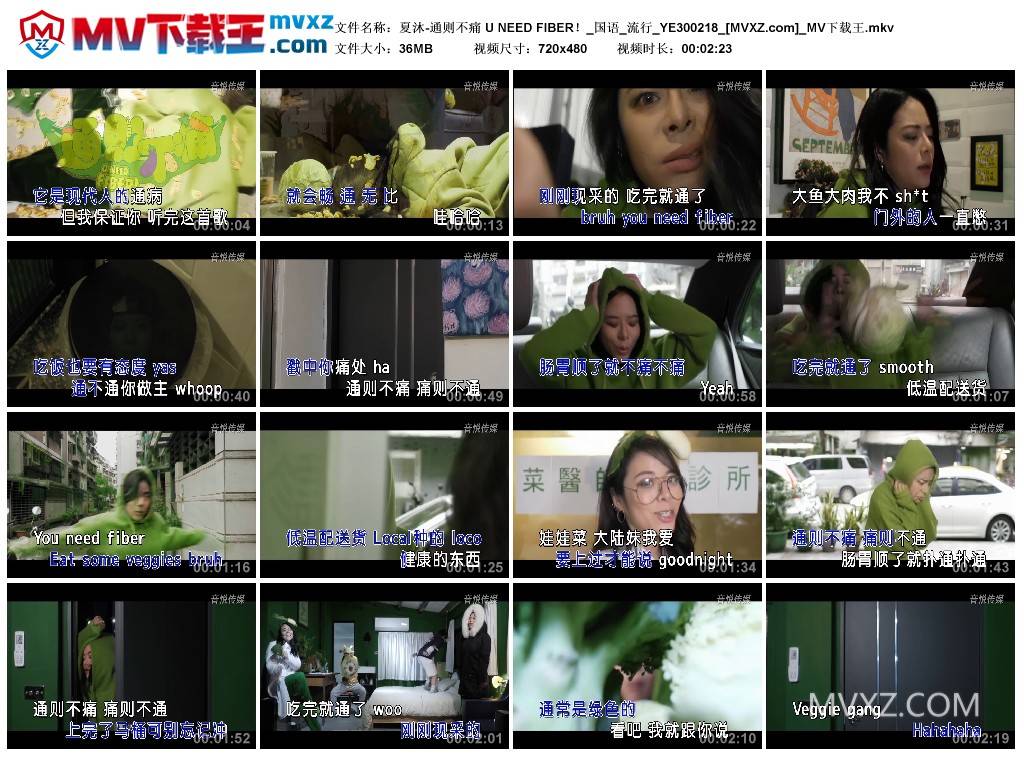 夏沐-通则不痛 U NEED FIBER！_国语_流行_YE300218